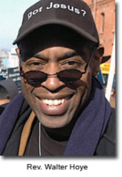 Image of Rev. Hoye is an African-American pastor who says he feels a special calling to work for the end of what he calls the genocide by abortion taking place in the African-American community.