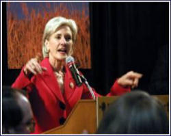 Image of Governor Sebelius got some bad news as well -- something not noticed much in Catholic media or the secular press. The bishops of Washington, D.C., and Arlington, Virginia, confirmed publicly they would uphold the declaration of her ordinary, Archbishop Joseph Naumann of Kansas City, stating that Governor Sebelius should not present herself for communion.
