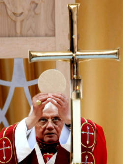 Image of We must all learn the liturgy better, not as something exotic but as the heart of our being Christian, which does not open easily to a distant man, but which is, on the other hand, precisely openness to the other, to the world.