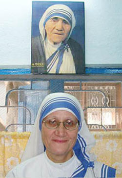 Image of Sister Prema met the Blessed for the first time in 1980, in Berlin, after reading Something Beautiful for God, a book by BBC journalist Malcolm Muggeridge who wrote about his meeting with Mother Teresa in 1969 when he was making a documentary on the nun from Kolkata that would make her known worldwide.