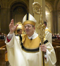 Image of Archbishop Timothy Dolan is known for defending church orthodoxy with a friendly face.