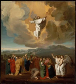 He did not leave heaven when he came down to us; nor did he withdraw from us when he went up again into heaven. The fact that he was in heaven even while he was on earth is borne out by his own statement: No one has ever ascended into heaven except the one who descended from heaven, the Son of Man, who is in heaven. Image of He did not leave heaven when he came down to us; nor did he withdraw from us when he went up again into heaven. The fact that he was in heaven even while he was on earth is borne out by his own statement: No one has ever ascended into heaven except the one who descended from heaven, the Son of Man, who is in heaven.