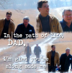 Image of In life and in death, our fathers deeply inform our identity. They are a gift and a treasure. They reveal the Fatherhood of God.