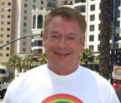 Image of Cleve Jones, the founder of the AIDS quilt and a protégé of Harvey Milk, San Francisco’s first openly homosexual elected official.