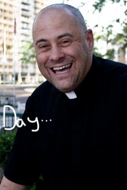 Image of (Pictured: (Fr.)Vincent Capretta). Gay Blogs and entertainment sites on the web are gloating with headlines such as, 'Priest Comes Out as Drag Queen with Hit Single' and 'Priest Looks Like a Lady,' again portraying the man as a Roman Catholic priest.Catholic Online will not contribute to the scandal by showing this man in 'drag' as 'Big Mama'.
