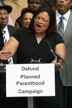 Image of (Pictured: Dr. Alveda King) 'Since its inception, the abortion movement has been eliminating people that it considers undesirable – people of color or those with low income,' said Dr. King.