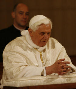 Image of 'We must become new men,transformed in a new way of existence. The world is always looking for new things because it is rightly unhappy of reality as it is. Paul told us that without new men the world cannot be renewed. Only if there are new men will there be a new world, a renewed and better world.'
