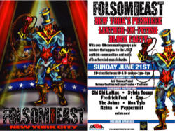 Image of A poster advertising the event. Photographs were simply too offensive to display.