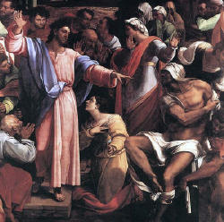 Image of Jesus knew that Martha is living in the past and that she had to move beyond that, allow Him to heal it, or she could not move forward.