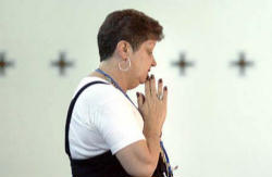 Image of Norma McCorvey, the 'Roe' of Roe v. Wade who now is a leading opponent of abortion.