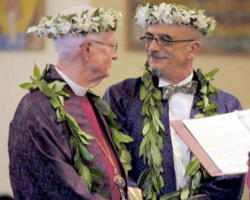 Image of The bishops discussed the ramifications of what they called the need 'to acknowledge changing circumstances' regarding same-sex blessings. The spectator gallery was full, during the spirited debate and numerous amendments before the revised resolution passed 104 to 30 with 2 abstentions.