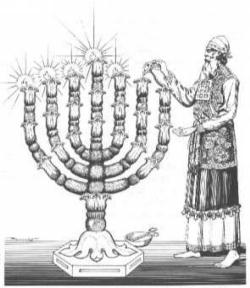 Image of The lampstand of almonds reminds us to trust the selection of God. Jesus actively cares for us through our pastors and bishops (Revelation 3:14-16), as they are the ruling spirit of our parishes and dioceses (Revelation 1:12-13, 20). Through Christ, they give us light and life; they are chosen of God for that divine purpose, and God is “watching” them as they “watch” over us. 