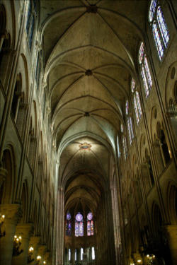 Image of The geometry of Notre Dame is complex and passionate yet ordered and beautiful. It raises our minds toward heaven and orients our relationship to God and each other.