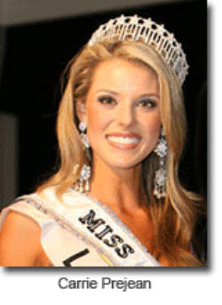 Image of Hollywood blog sites Big Hollywood and TMZ.com both report that Prejean filed court papers on Monday with the Los Angeles County Superior Court accusing K2 Productions officials, Keith Lewis and Shanna Moakler, and publicist Roger Neal, of engaging in character defamation, religious discrimination, public disclosure of private facts, as well as both intentional and negligent infliction of emotional distress. 
