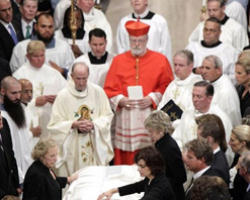 Image of The cardinal said that advocating on behalf of the dignity of life is central to his role as priest and bishop, pointing to his help in overturning the abortion laws in Honduras. Dr. Bernard Nathanson, a former abortionist who had a change of heart, assisted him in that effort.