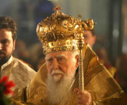 Image of Bishop Tichon said that 'the theological dialogue that is going forward in these days in Cyprus is certainly important, but we should not be afraid to say that we must find as soon as possible the way to celebrate together'.
