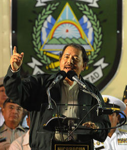Image of Pictured: Daniel Ortega) The vice-president of the Nicaraguan bishops' conference is stating that a recent Supreme Court decision could pave the way for President Daniel Ortega to take the role of a dictator.