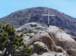 Image of The Cross before it was covered.