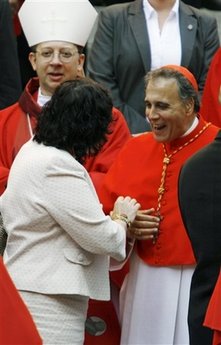 Image of Speaking to the lawmakers, lawyers and justices, Cardinal DiNardo said, 'The many smoldering wicks are our 'clients' but more than clients. They are poor and wealthy, confused and lucid, polite and impolite. In some cases the clients are voiceless for they lack influence.'