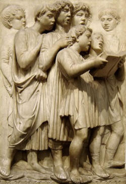 Image of 'This so that the Church can be once more regain her rightful place, in this era of irrational, mundane and malforming barbarism, as a true and attentive promoter and custodian of an art that is both new and truly 'original'.