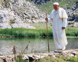 Image of The late Pope John Paul II was an avid outdoorsman and athlete.