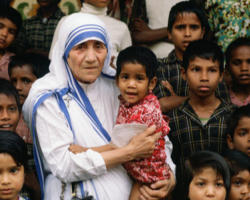 Image of Mother Teresa.