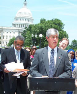 Image of Stupak 'gets it' because he's not going to hide behind the skirts of Catholic groups who compromise the Church's teaching on life issues, and who do so without any authority. By dismissing the influence of the CHA, Stupak not only rejects the cover of a lobbying organization with vested interests, but he also defers to the authority of the bishops and their insistence that the health-care bill be stripped of abortion funding.