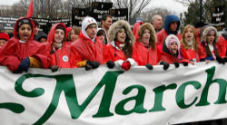 Image of 'Colleges in The Newman Guide are recommended for their commitment to a strong Catholic identity, so it is no surprise that many of them have delegations coming to the March for Life,' said Patrick J. Reilly, President of The Cardinal Newman Society.