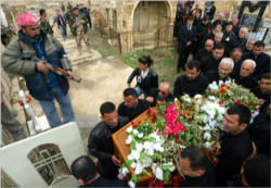 Image of Funeral of the late Archbishop of Mosul of the Chaldeans, Archbishop Paulos Faraj Rahho.