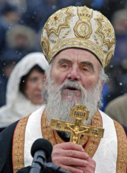 Image of New Serbian Orthodox Patriarch Irinej.