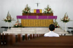 Image of Four churches were hit by gasoline bombs on Friday and Saturday. No one was hurt and all suffered little damage.