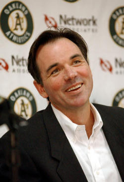 Image of Oakland A's general Manager Billy Beane.