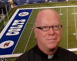 Image of Fr. Peter Gallagher, Catholic Chaplain of the Colts.