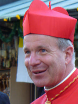 Image of Cardinal Schönborn, a Dominican religious, was ordained a priest in 1970.