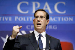Image of The low key performance of Senator Rick Santorum at CPAC may signal the emergence of true leadership in this age of showiness and hot air. What a refreshing idea! 


