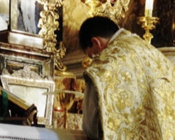 Image of 'We are the ones who have longed for the reunion of the Catholic Church. We are the ones who, with candles, and devotions, and incense, and music, and prayers, and vestments have got as close as we can to Roman Catholic practice...'
