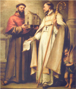Image of St. Francis and St. Bonaventure.