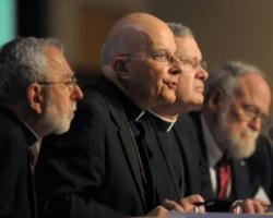 Image of Cardinal Francis George Speaking for the US Catholic Bishops
