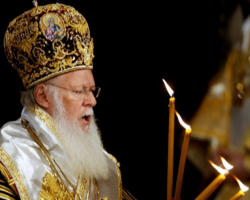 Image of Patriarch Bartholomew and Pope Benedict XVI.