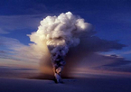 Image of A plume of ash more than three and a half miles high brought air traffic to a halt in northern Europe.