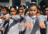 Image of Palestinian Schoolchildren.