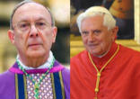Image of Archbishop Leonard and Pope Benedict XVI.