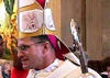 Image of Archbishop Timothy Broglio, Archbishop for the Military Services in the United States of America with the faithful.