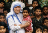 Image of Mother Teresa was awarded the Nobel prize for her charitable work for the poorest of the poor and she continued to inspire many people to carry on working for those who have been consigned to the margins of society.
