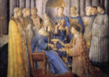 Image of Sentenced to death in the Emperor Valerian's sweeping condemnation of all Christian clergy, Lawrence offended the Emperor-and thereby endeared himself to all Christians.