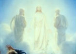 Image of Through reception of Eucharist at Mass, we are transfigured with the light of Christ, though it is hidden within us, that we may one day be fully enveloped in the joy of the face to face vision of God.