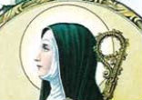 Image of St. Bridget is a Christian wife and mother who 