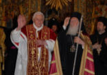 Image of Patriarch Batholomew and Pope Benedict