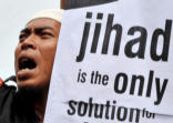 Image of Muslim extremists in Indonesia