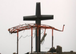 Image of The Cross was left standing at St Mary's in Joplin, a sign of the recovery to come